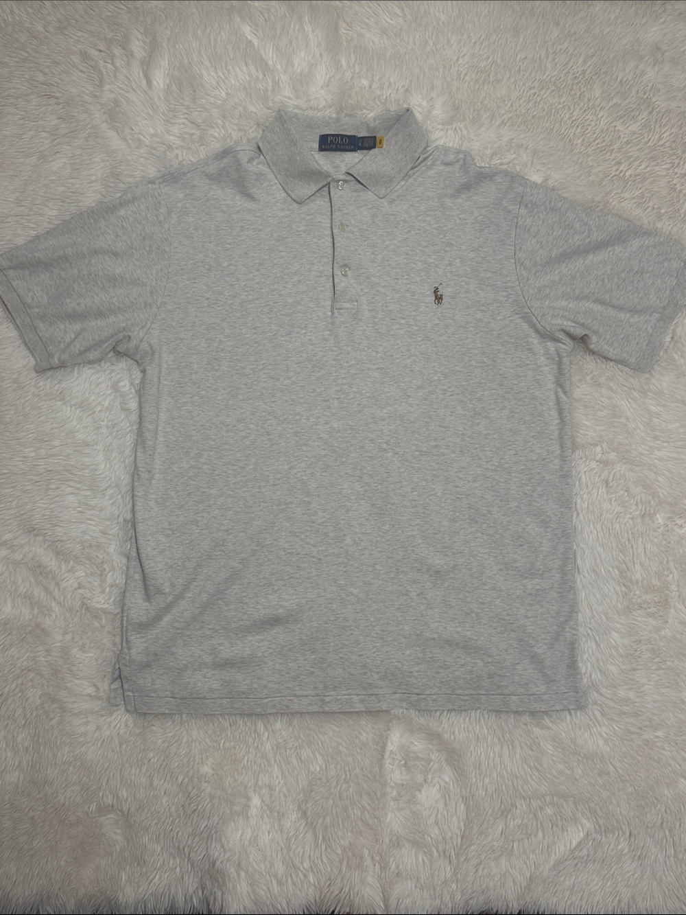 Polo by Ralph Lauren Heather Gray Short-Sleeve Polo